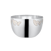 FnS Motif 24 pcs Stainless Steel Dinner (6 Thali, 12 Katori (Bowl), 6 Dinner Spoon)